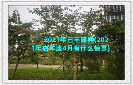 2021年白羊座男(2021年白羊座4月有什么惊喜)