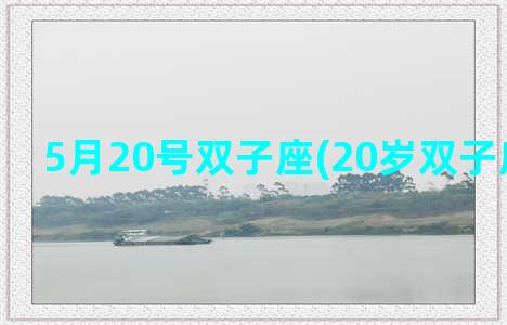 5月20号双子座(20岁双子座是几月)