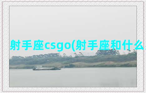 射手座csgo(射手座和什么星座最配)