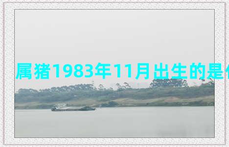 属猪1983年11月出生的是什么星座女