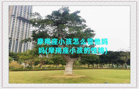 摩羯座小孩怎么管他妈妈(摩羯座小孩的性格)