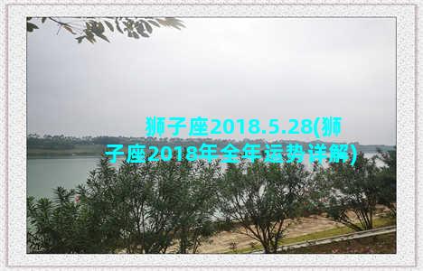 狮子座2018.5.28(狮子座2018年全年运势详解)